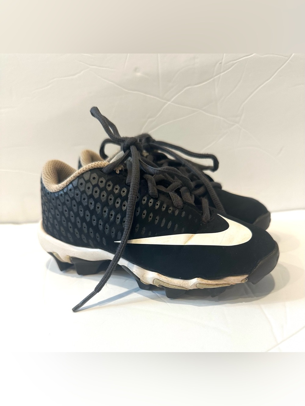 Nike Fast Flex Little Boys Baseball Cleats Black Size 11C